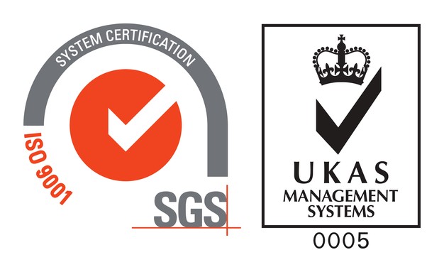 ISO 9001 certified — SGS / UKAS Management Systems