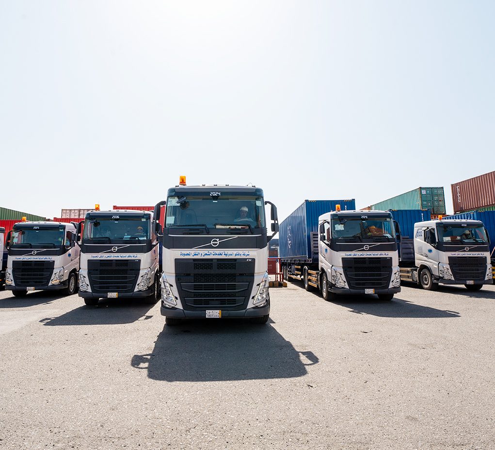 BAFCO own fleet of trucks and trailers across Saudi Arabia