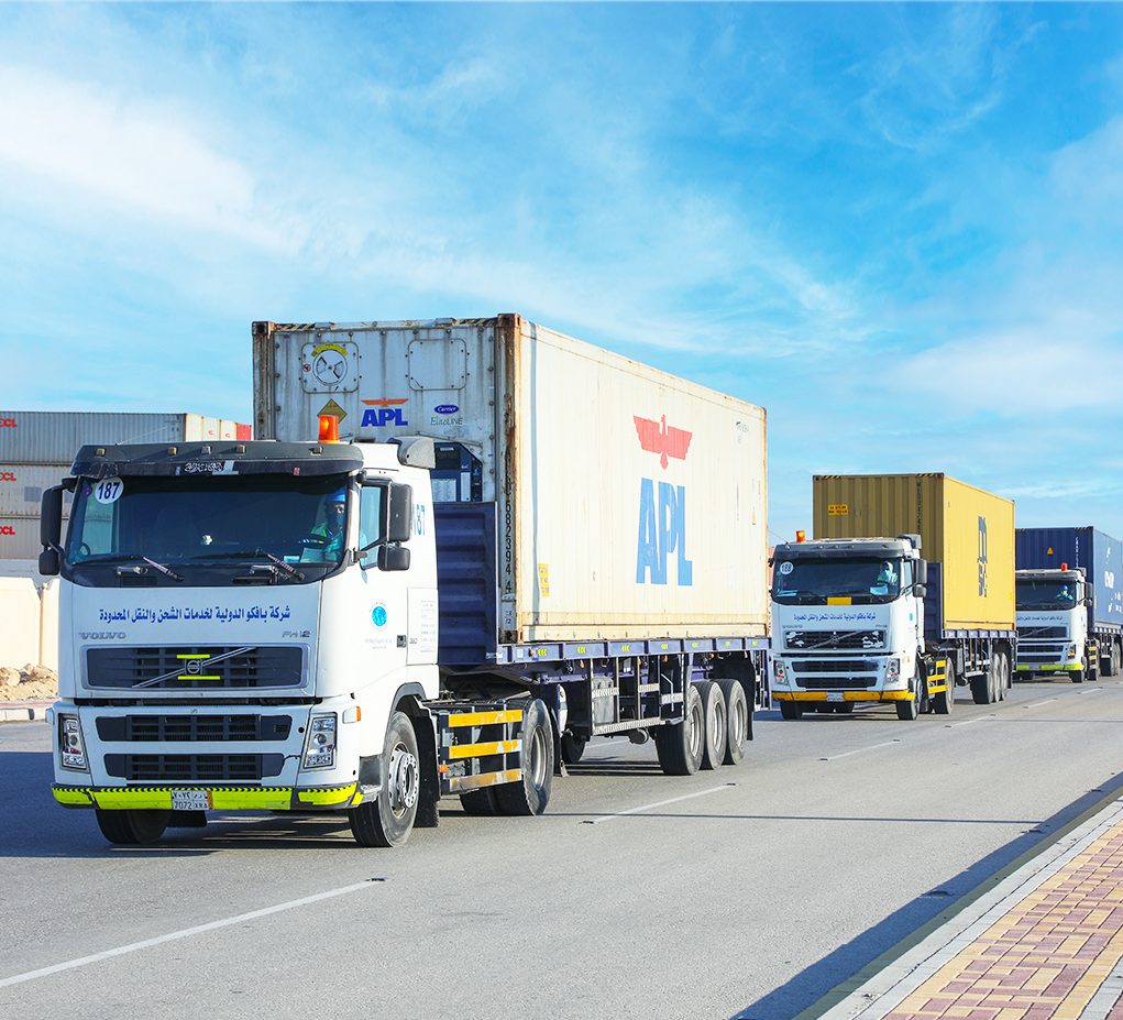 BAFCO own fleet of trucks and trailers across Saudi Arabia