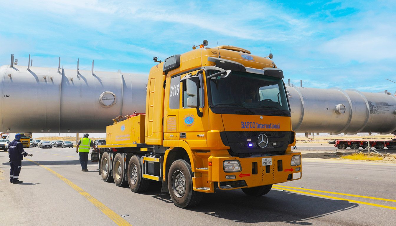 Project cargo handling in Saudi Arabia — BAFCO heavy-lift and break-bulk shipping