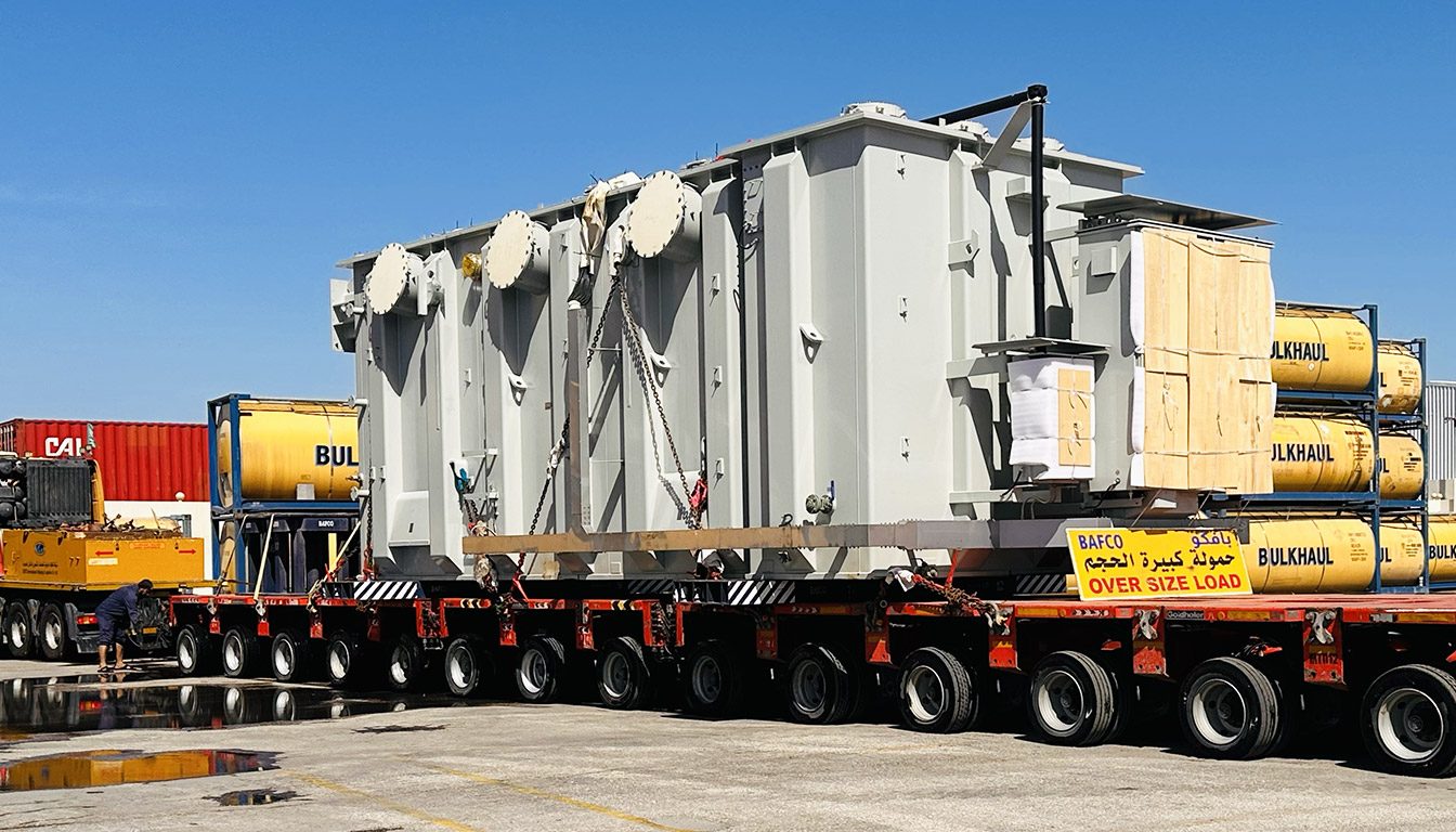 Project cargo handling in Saudi Arabia — BAFCO heavy-lift and break-bulk shipping