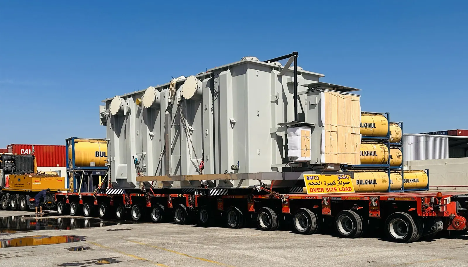 Project cargo handling in Saudi Arabia — BAFCO heavy-lift and break-bulk shipping
