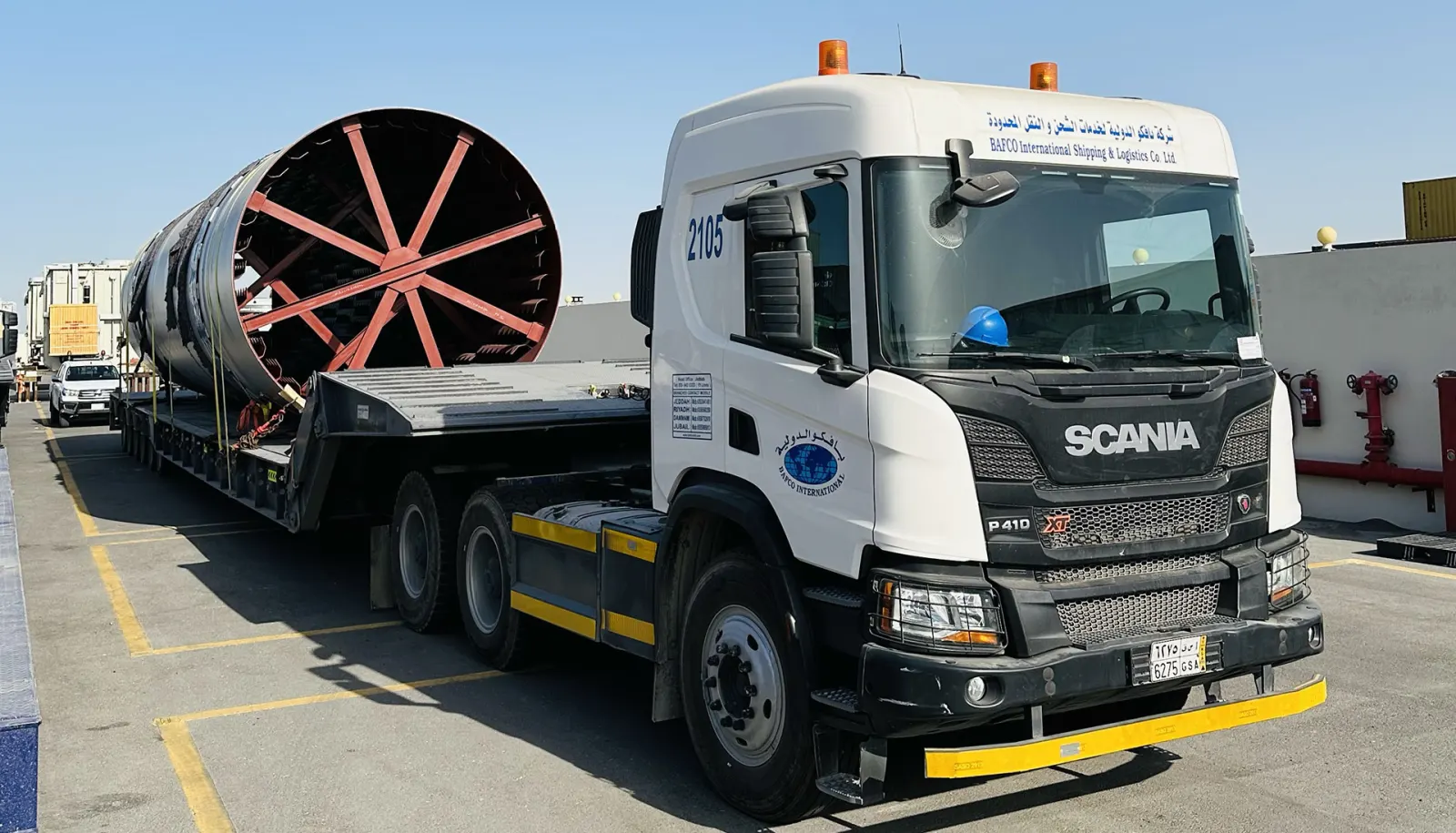 Project cargo handling in Saudi Arabia — BAFCO heavy-lift and break-bulk shipping