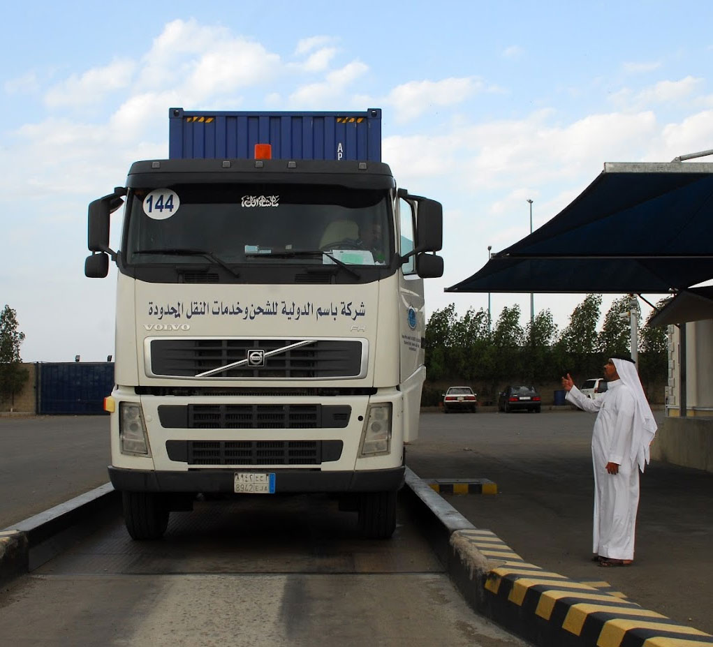 BAFCO branded truck at the terminal gate